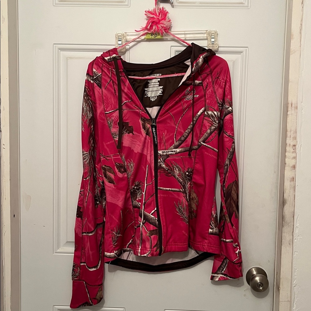 Realtree Pink Camo Girls' Zip Hoodie
